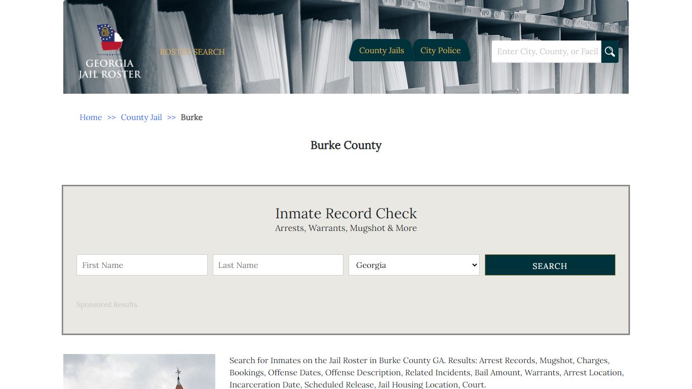 Burke County - Georgia Jail Inmate Search