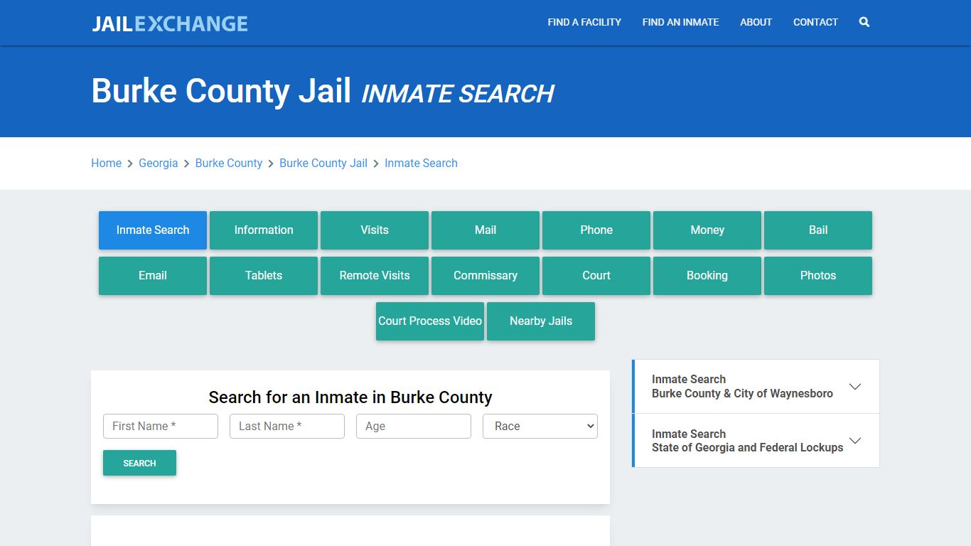 Burke County Jail, GA Inmate Search: Roster & Mugshots